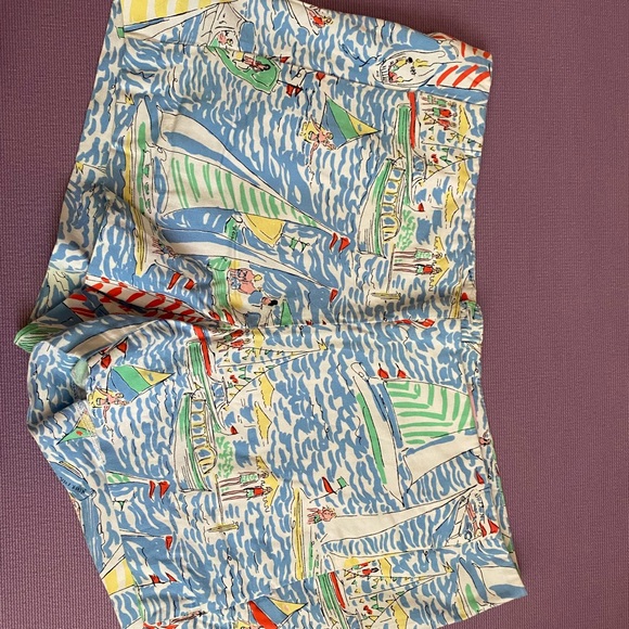 Lilly Pulitzer Liza Shorts Get Nauti - Picture 1 of 1